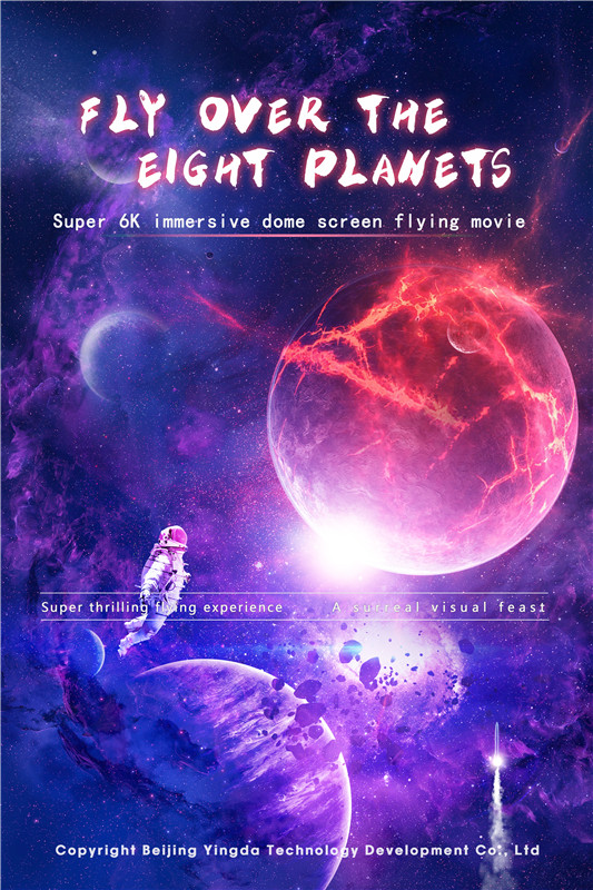 Fly Over the Eight Planets