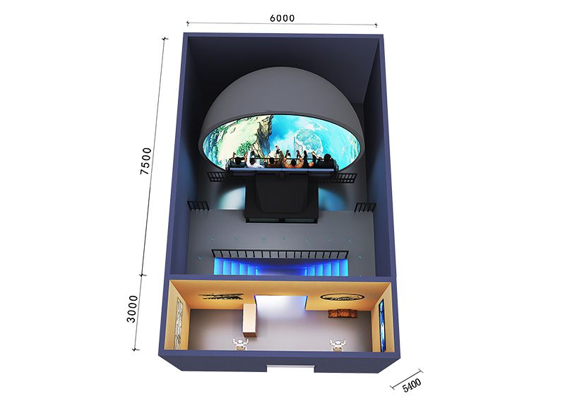 8-Person Dome Suspended Flying theater